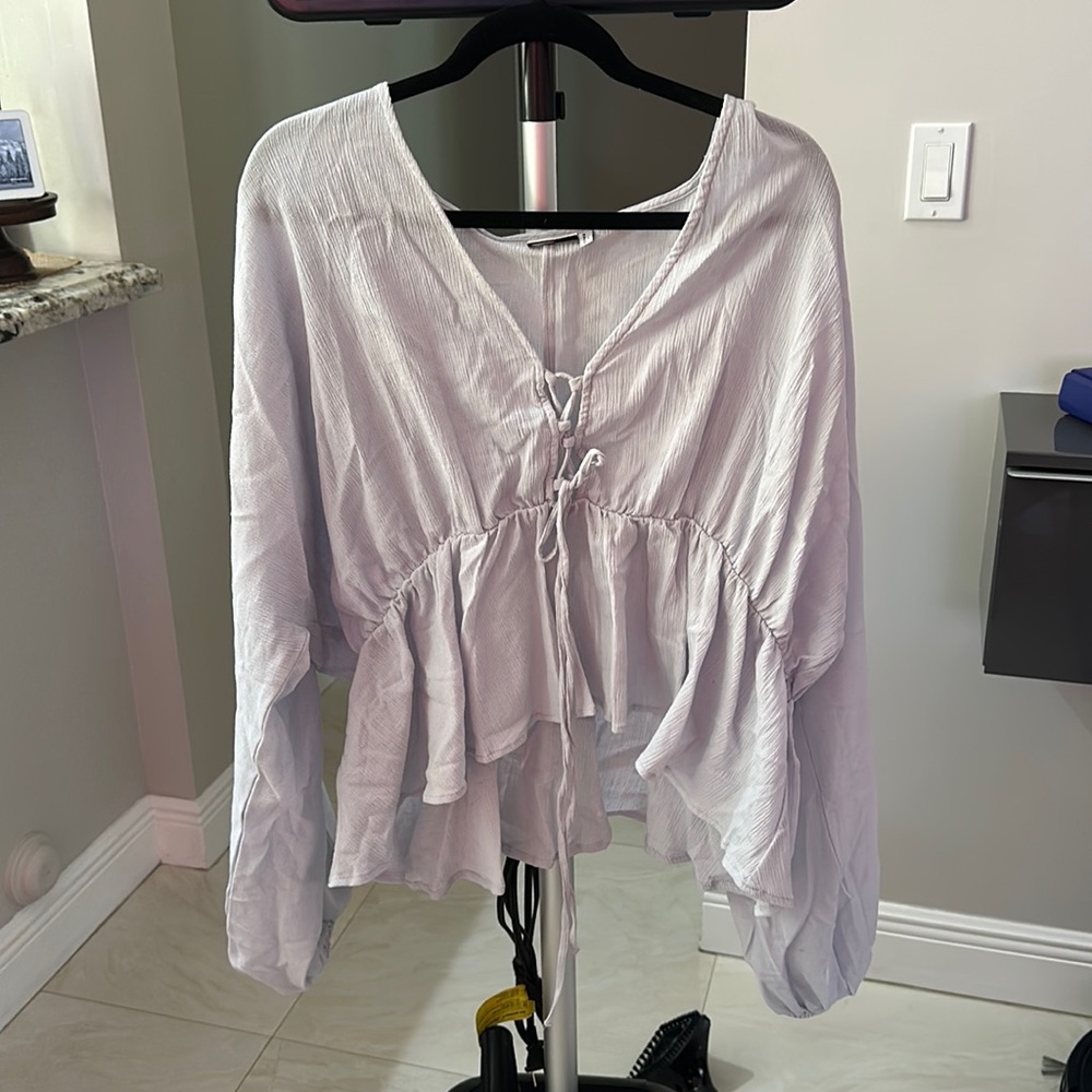 Blue spring shirt